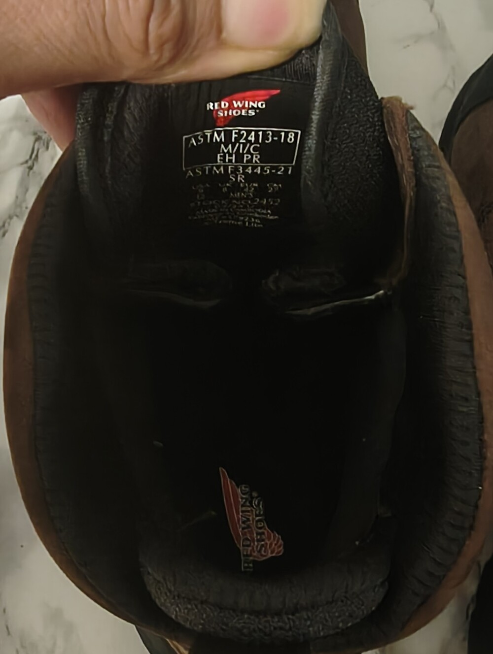 Red Wing 2452 Exos lite Brown BOA Work Boots - Picture 9 of 9